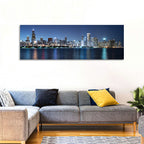 Chicago Night Skyline Wall Art
