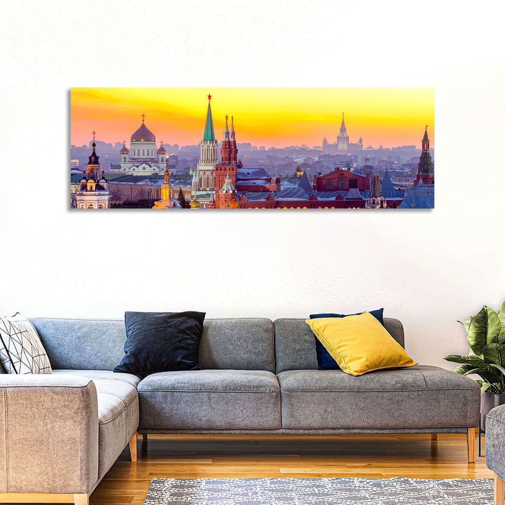 Moscow Kremlin at Golden Hour Wall Art