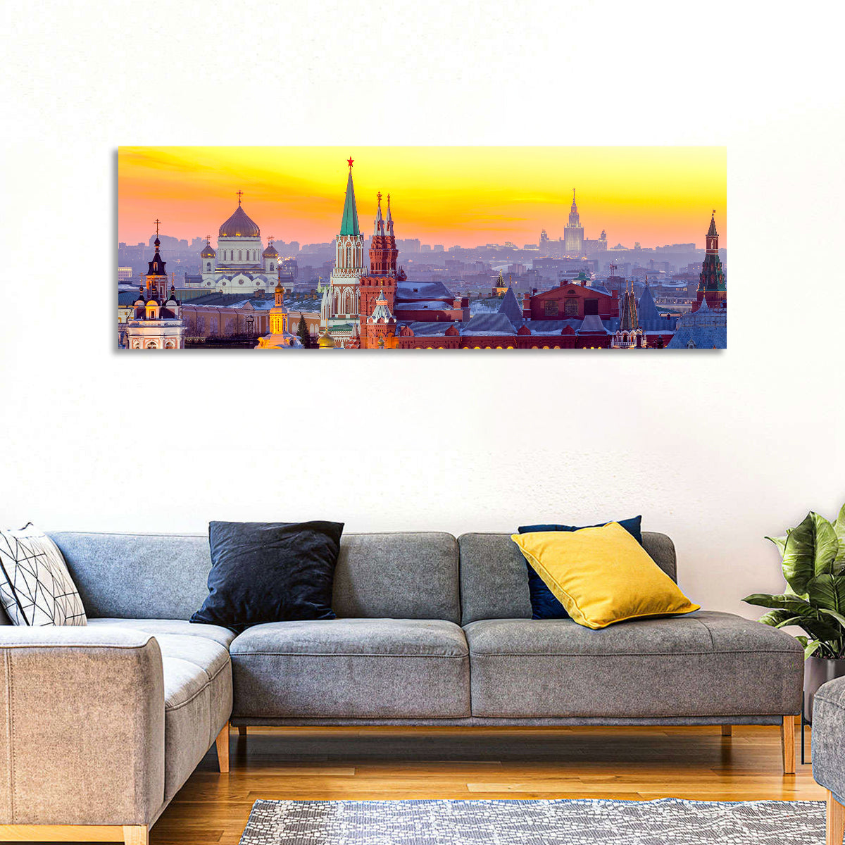 Moscow Kremlin at Golden Hour Wall Art