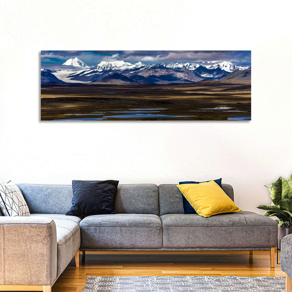 Mount Hess and Mount Debora with Wetlands Wall Art