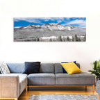 Colorado Snowy Mountain Cabin Wall Art