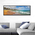 Palm Lined Tropical Coast Wall Art
