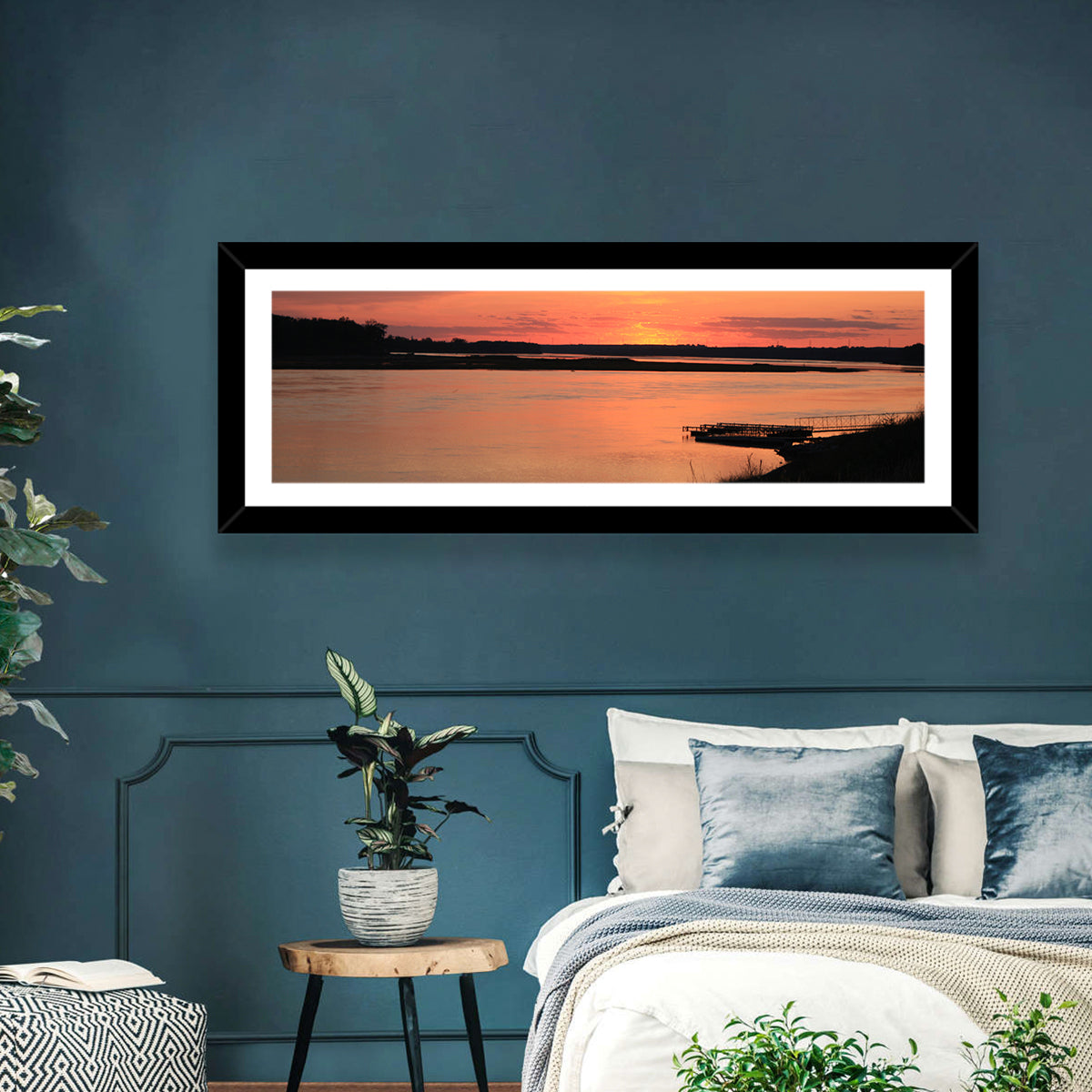 Missouri River Sunset Wall Art