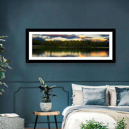 Herbert Lake Sunset Wall Art