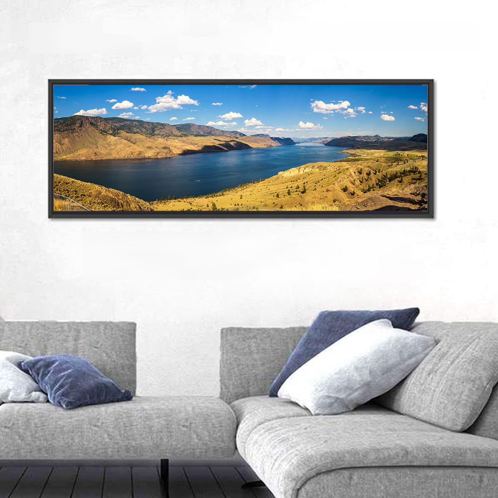Golden Grass at Kamloops Lake Wall Art