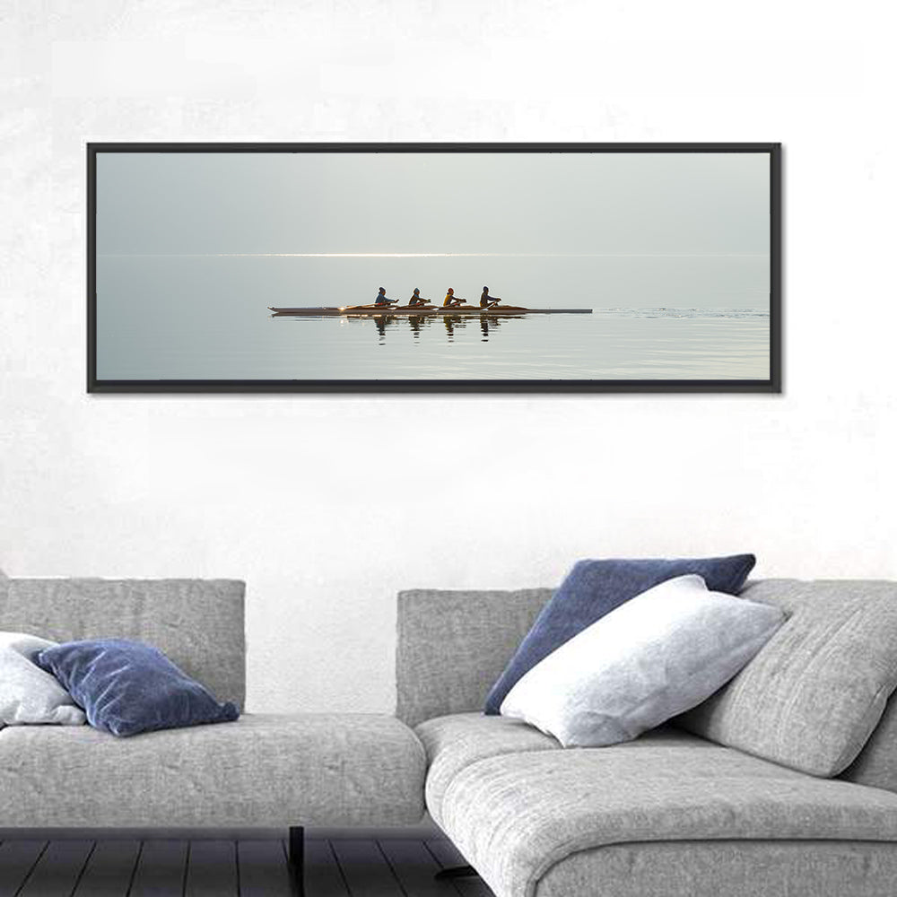 Four Rowers on Lake Lugano Wall Art
