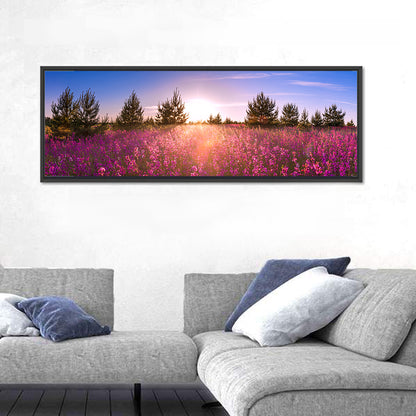 Blossoming Meadow Field Wall Art