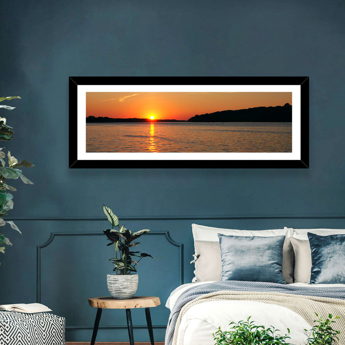 Mississippi River Sunset Wall Art