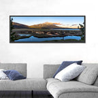 Mount Bachelor Moonlit Sunset Wall Art