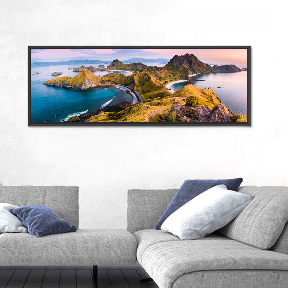 Padar Island Sunrise View Wall Art