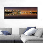 Manhattan Twilight Reflection Wall Art