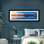 Lake Zorinsky Sunset Reflection Wall Art