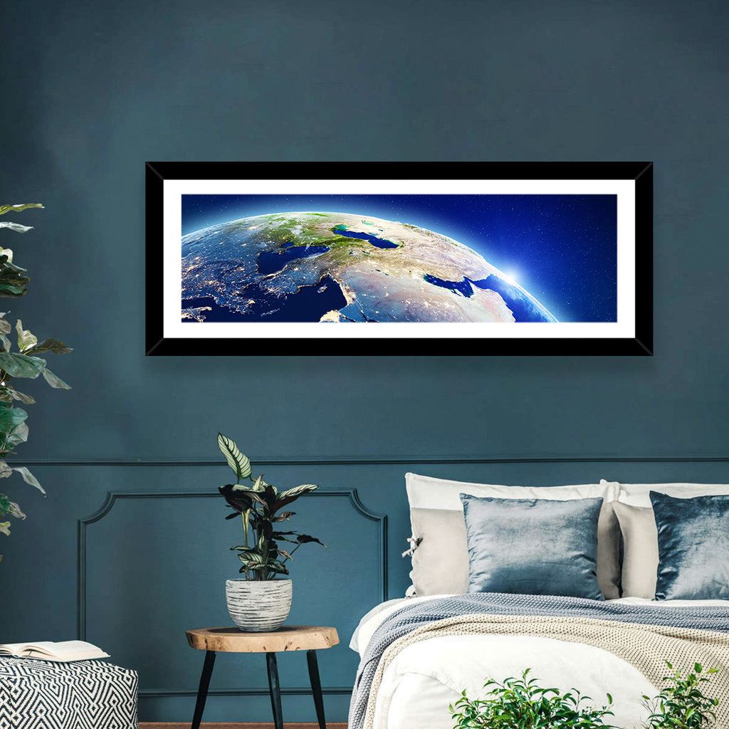 Middle East from Orbit Wall Art