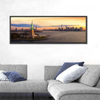Statue of Liberty Golden Hour Wall Art