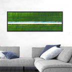 Aerial Irrigation Canal View Wall Art