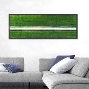 Farm Field Aerial Wall Art