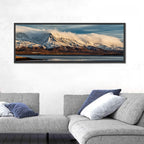 Reykjavik Golden Hour Mountains Wall Art