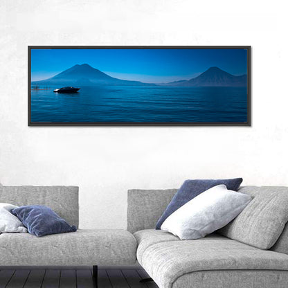 Boat At Lake Atitlan Wall Art