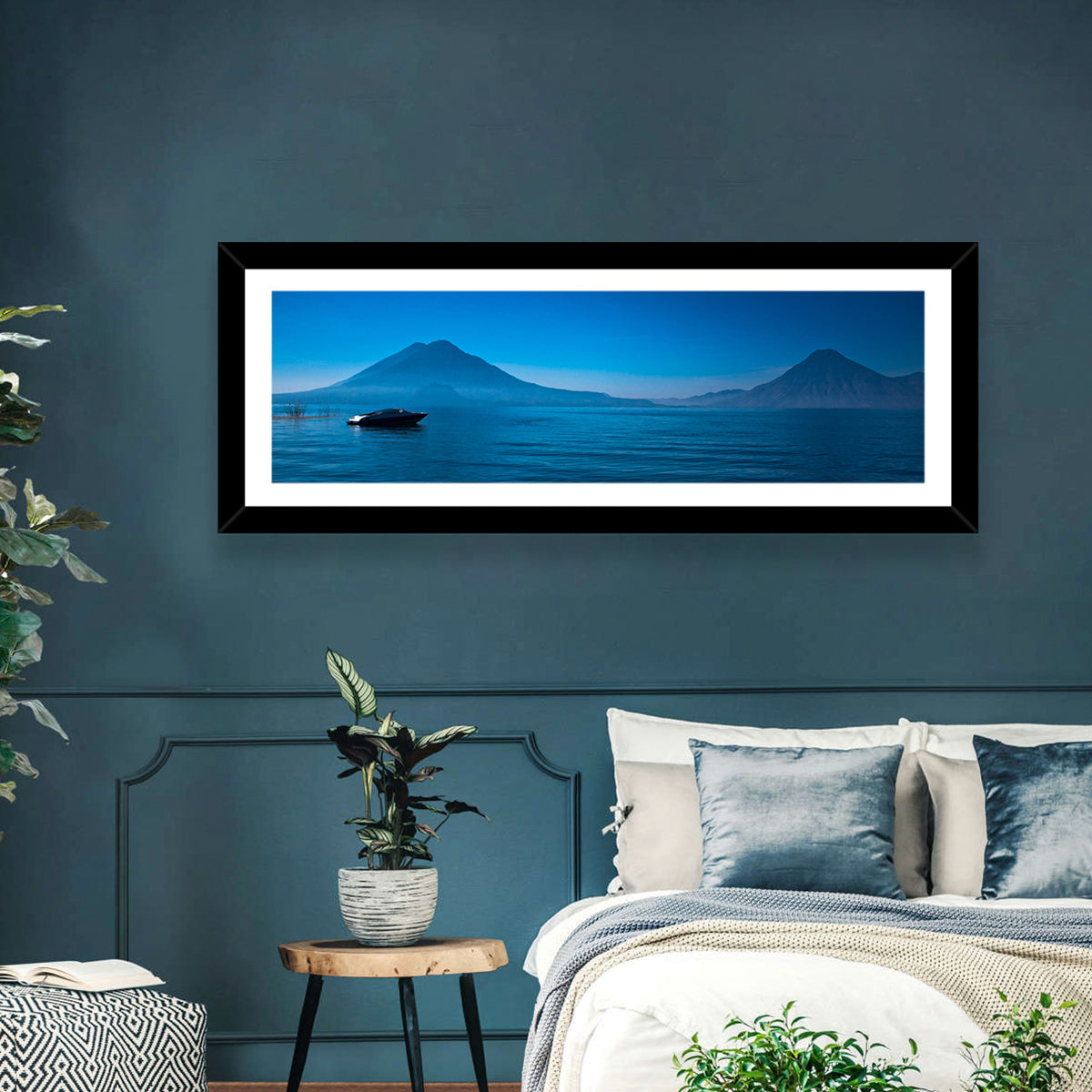 Boat At Lake Atitlan Wall Art