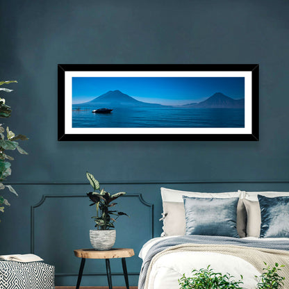 Boat At Lake Atitlan Wall Art