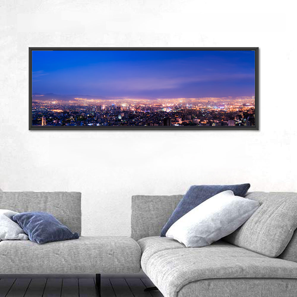 Tehran Nightscape Wall Art