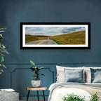 Montana Road Through Golden Hills Wall Art