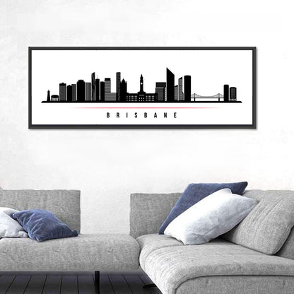 Brisbane City Skyline Wall Art