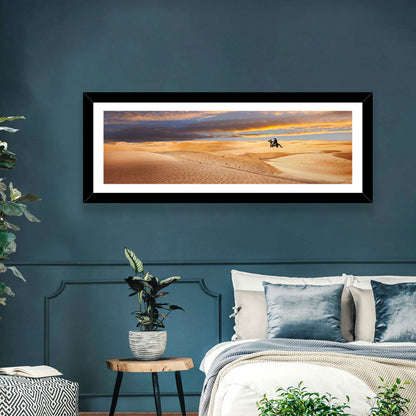 Sahara Desert Rider Wall Art