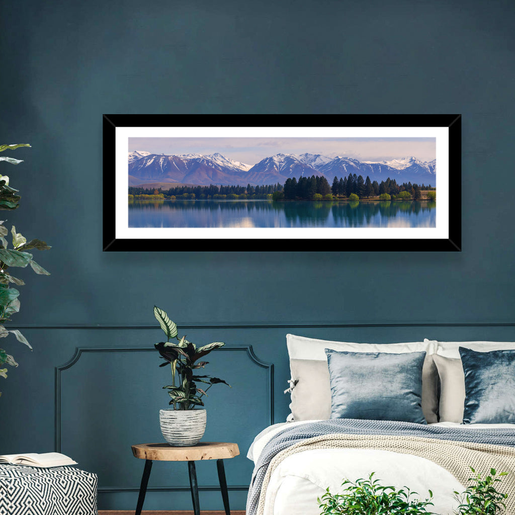 Ruataniwha Lake Reflection Wall Art