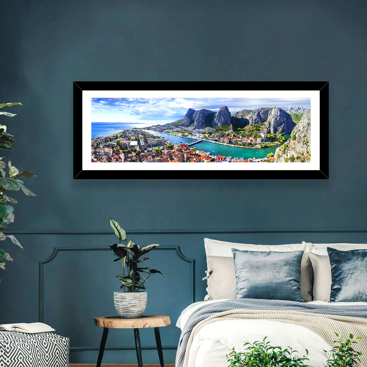 Omis Town Wall Art