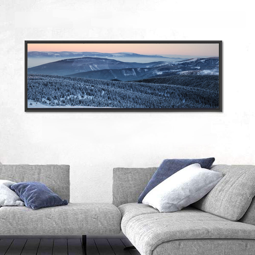 Jeseníky Winter Mist Wall Art