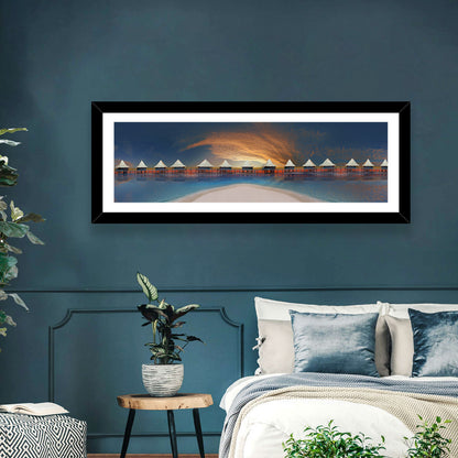 Beach Bungalows Wall Art