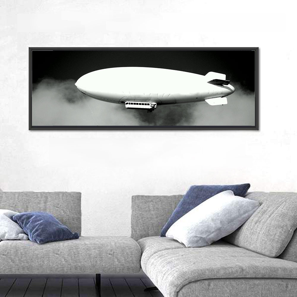 Dirigible Over Clouds Wall Art