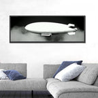 Dirigible Over Clouds Wall Art