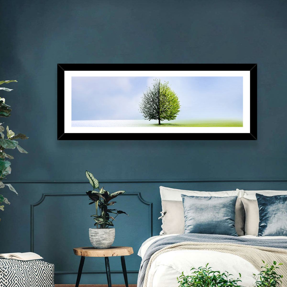 Winter To Spring Season Wall Art