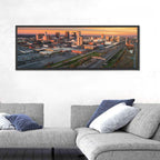 Birmingham Golden Hour Skyline Wall Art