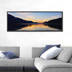 Fuschl Lake Sunset Reflections Wall Art