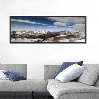 Snowy Alpine Mountains Wall Art