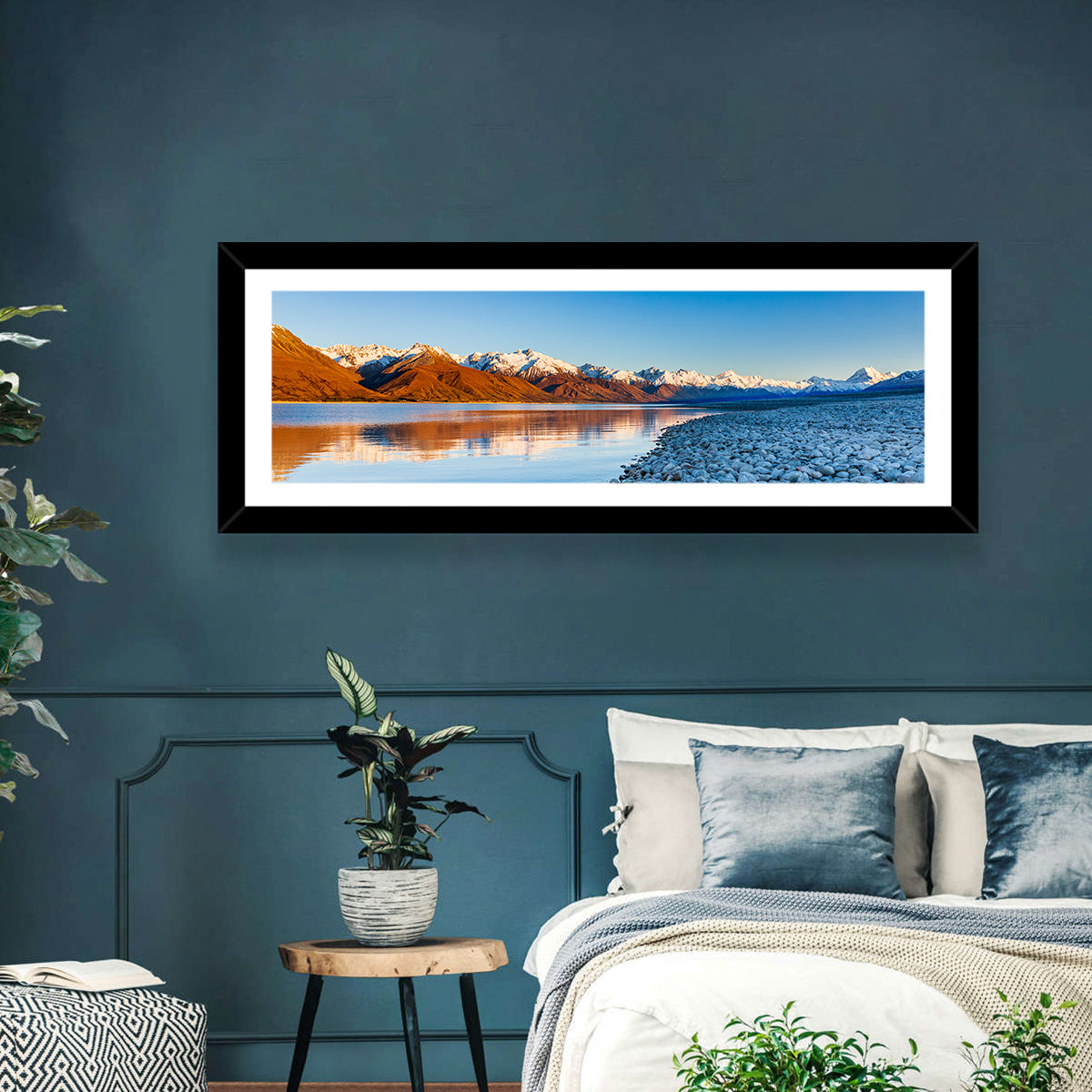 Lake Pukaki Sunset Reflection Wall Art