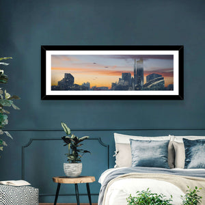 Sci-Fi City Concept Wall Art