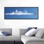 World Tour Cloud Skyline Wall Art
