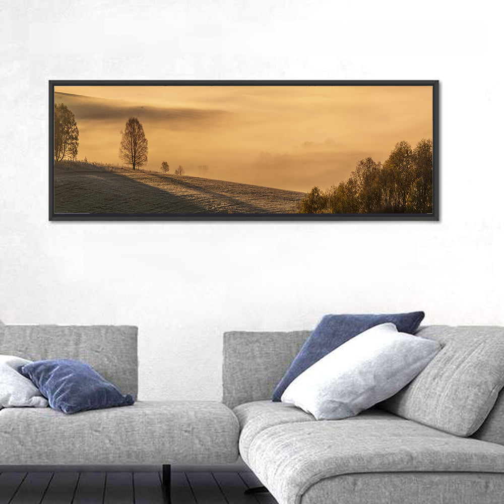 Misty Valley Morning Light Wall Art