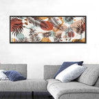 Geometric Tropical Leaves Wall Art