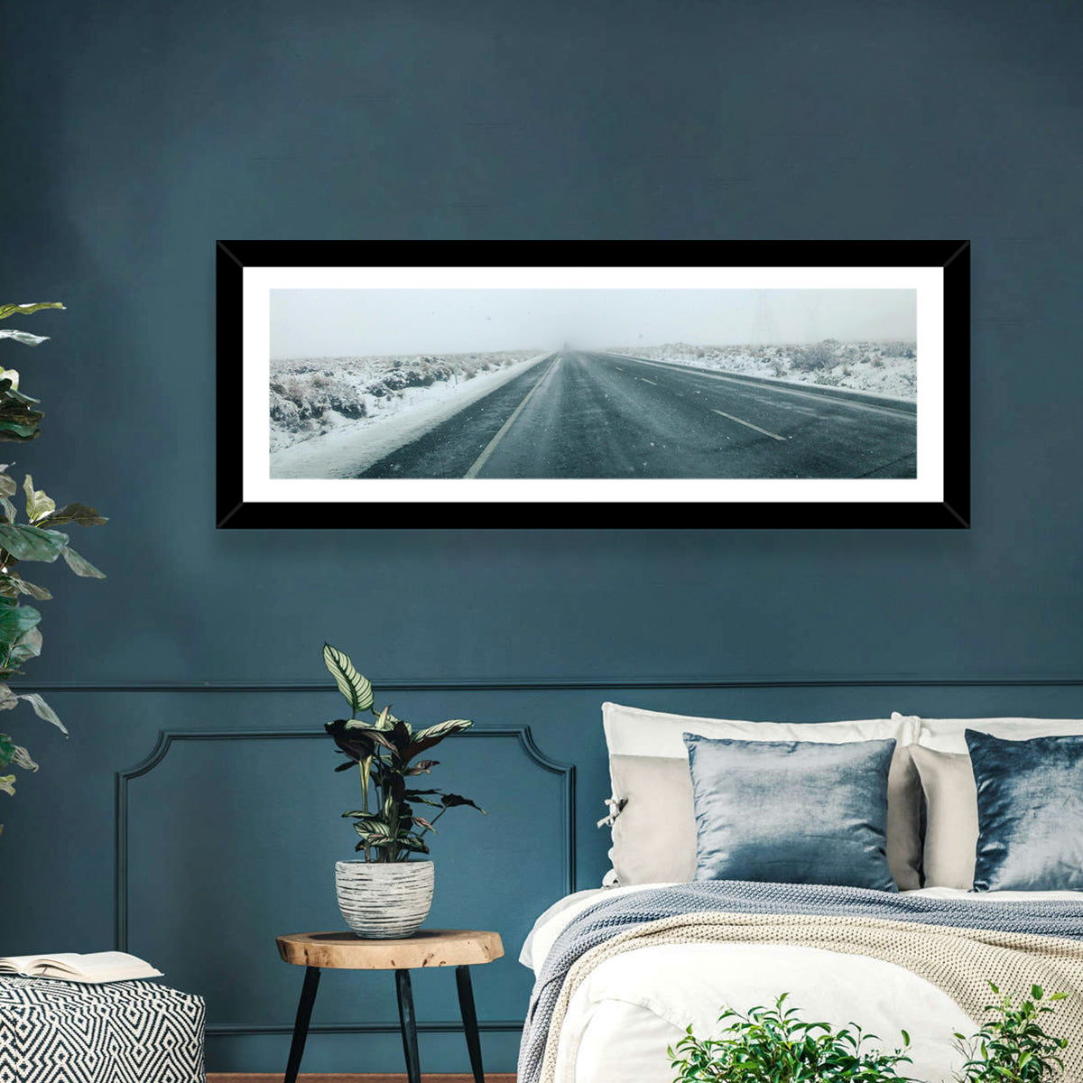 Winter Mountain Road Wall Art