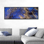Blue Rush Abstract Wall Art