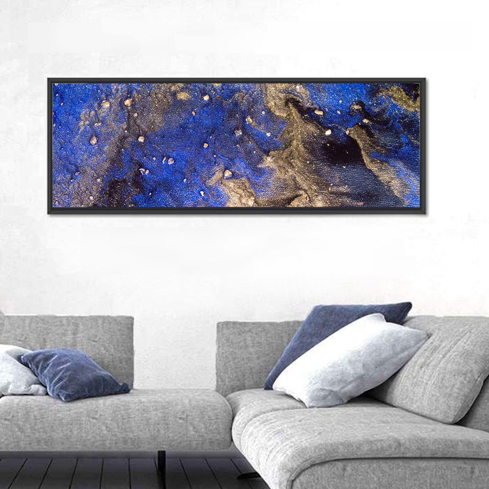 Blue Rush Abstract Wall Art