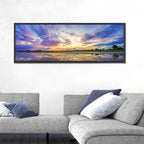 Golden Sunrise Over Lake Wall Art