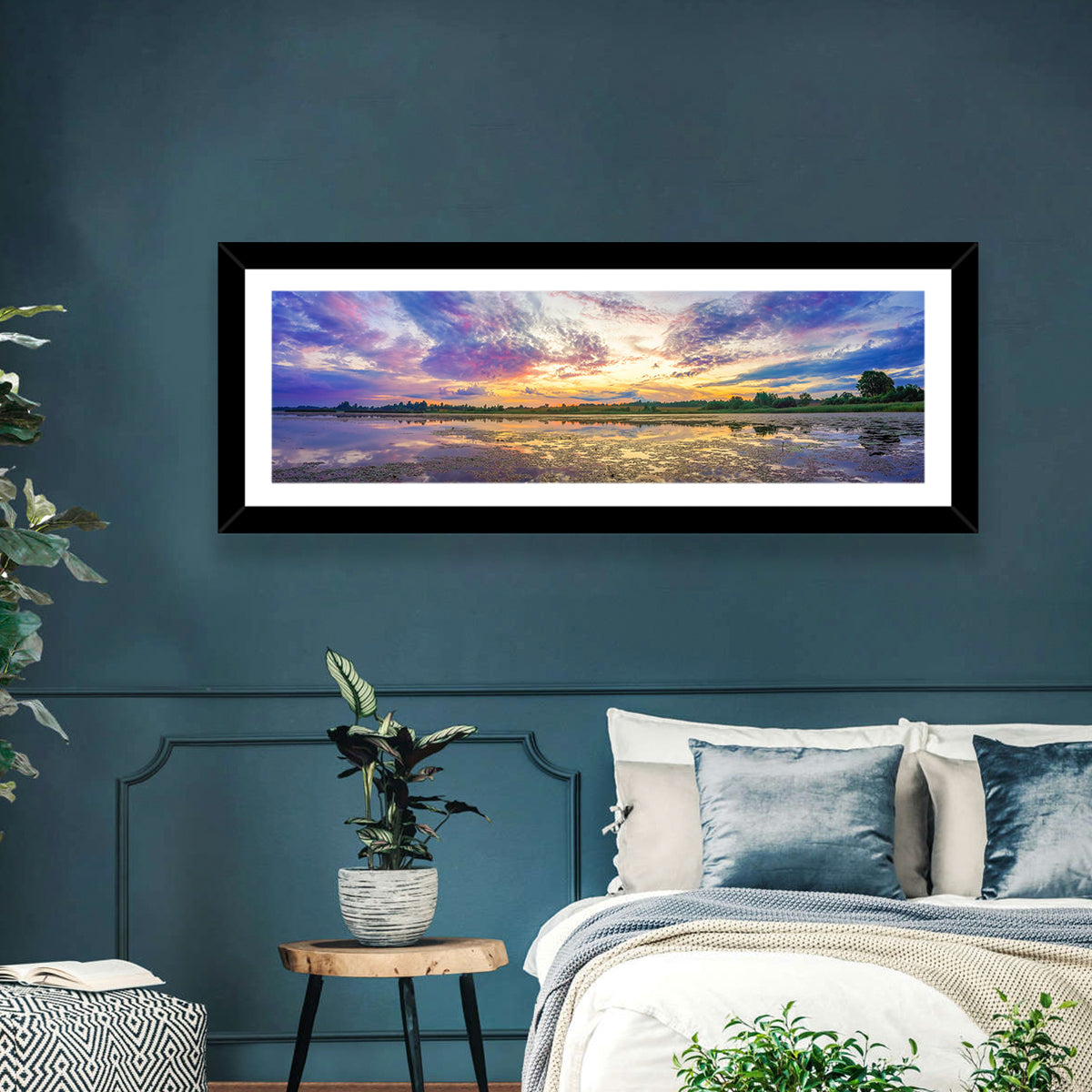 Sunrise Over Lake Wall Art