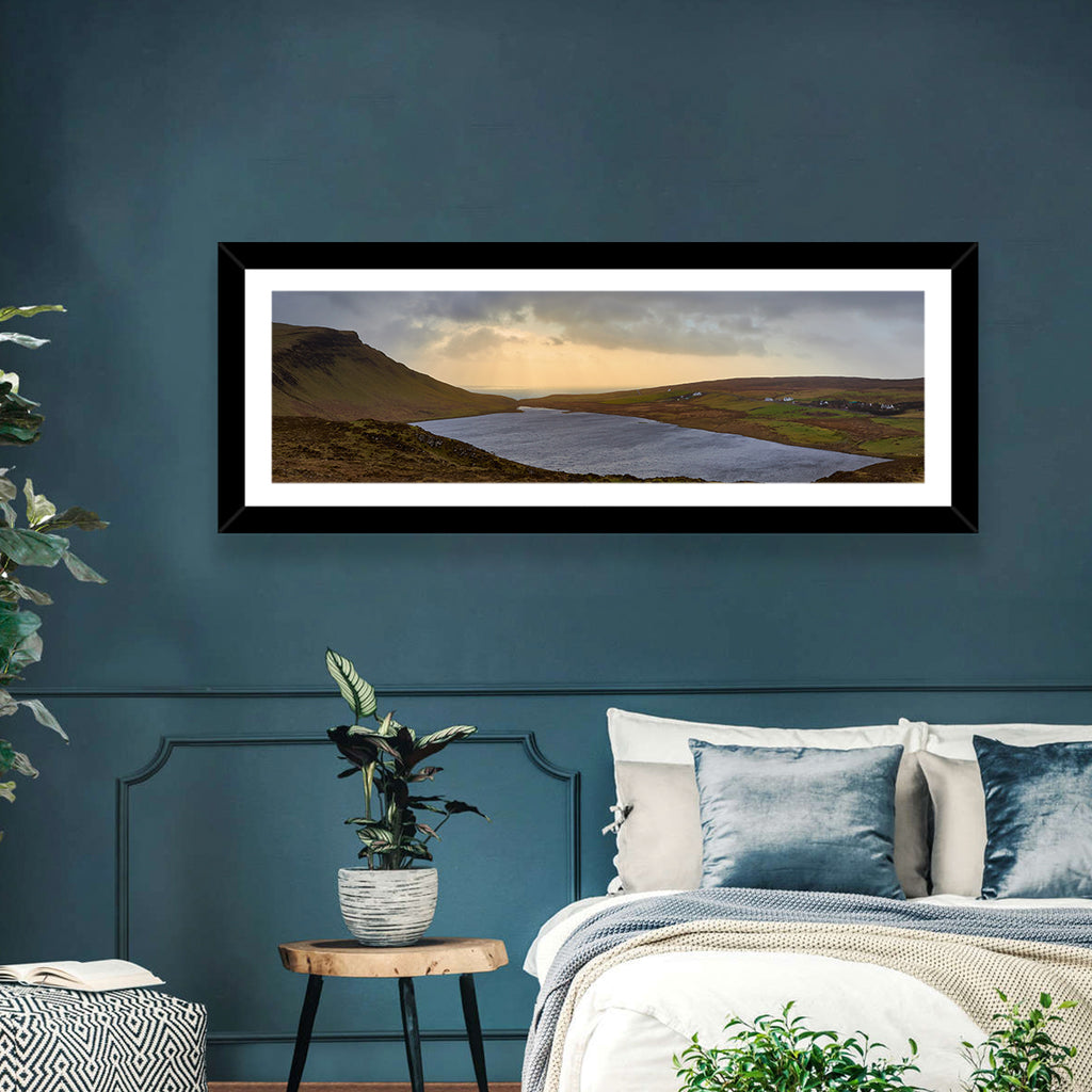 Isle of Skye Lake at Golden Hour Wall Art