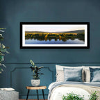 Peaceful River Sunset Wall Art